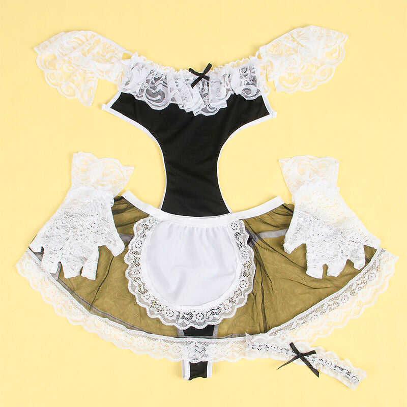 Subblime - 954307 Fantasia de Empregada Sexy Preto/Branco S/M
