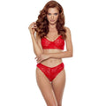 Passion - Denelia Conjunto Tanga + Sutiã Vermelho S/M