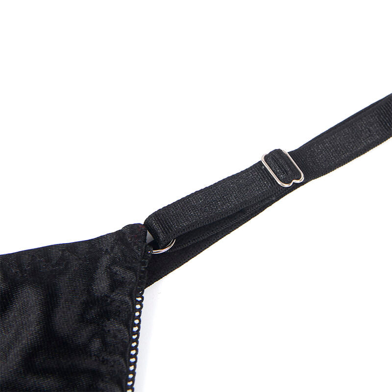 Subblime - 955205 Conjunto de Sutiã com Laço Preto Ajustável L/XL