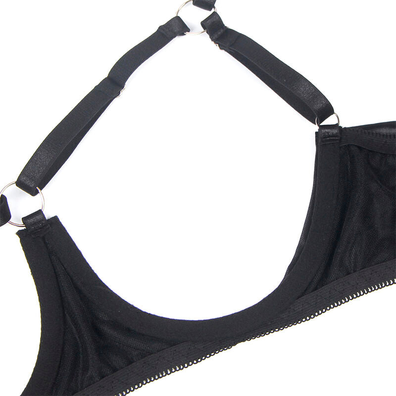 Subblime - 955205 Conjunto de Sutiã com Laço Preto Ajustável L/XL