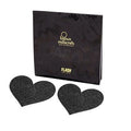 Bijoux - Indiscrets Flash Black Heart Nipple Pasties