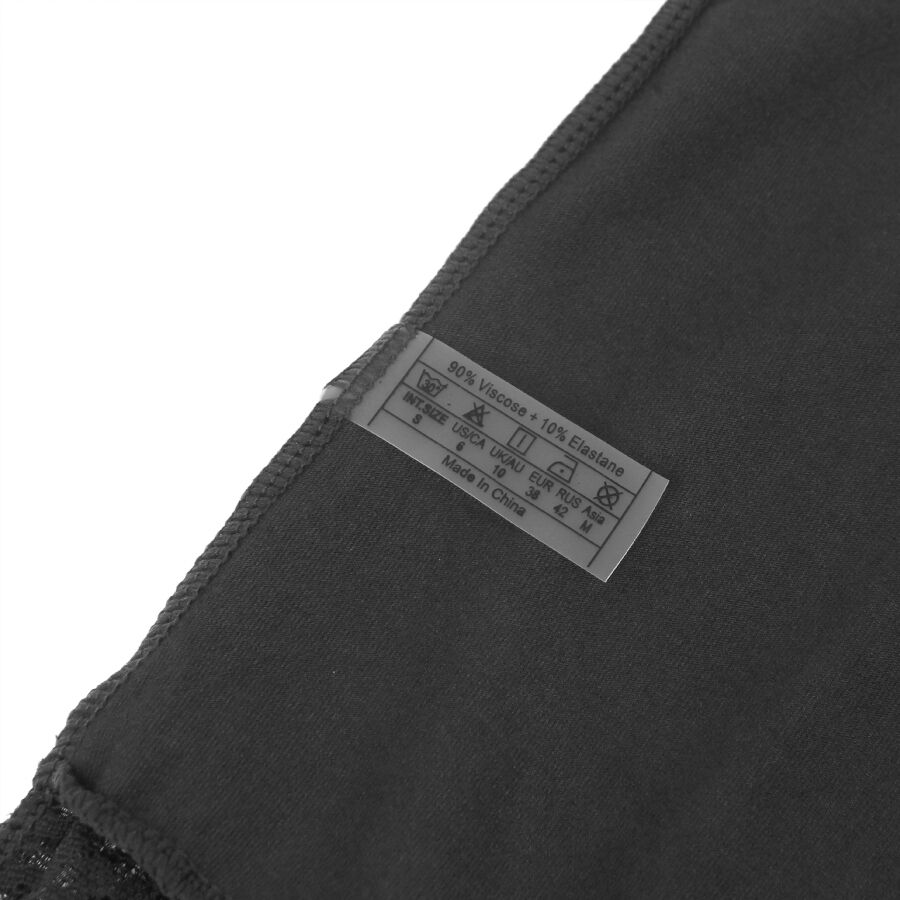 Subblime - Teddy Preto Floral Detalhe de Renda S/M