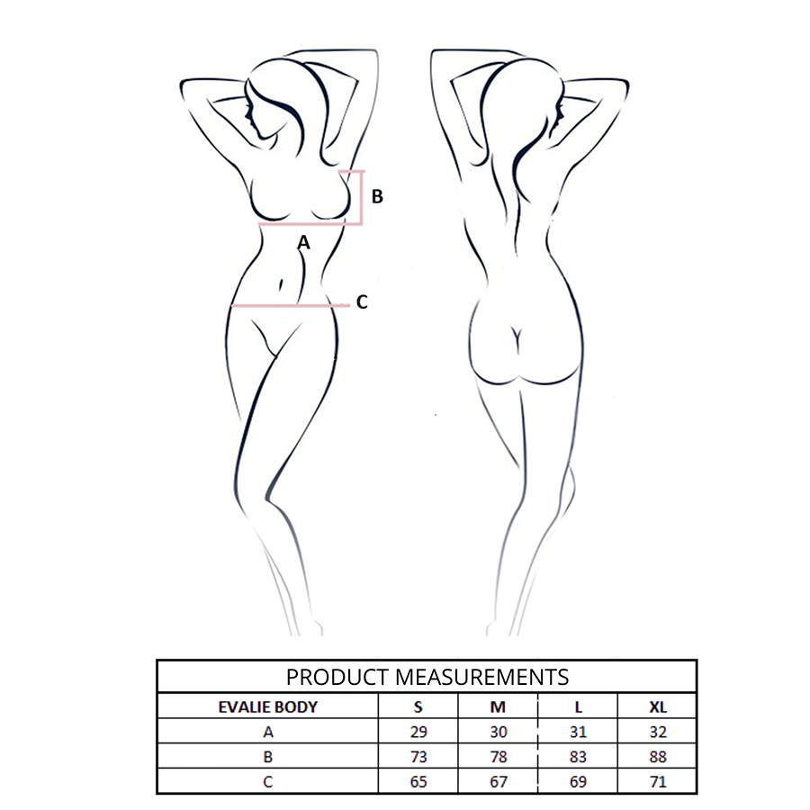 Passion - Evalie Body Weiß L/XL