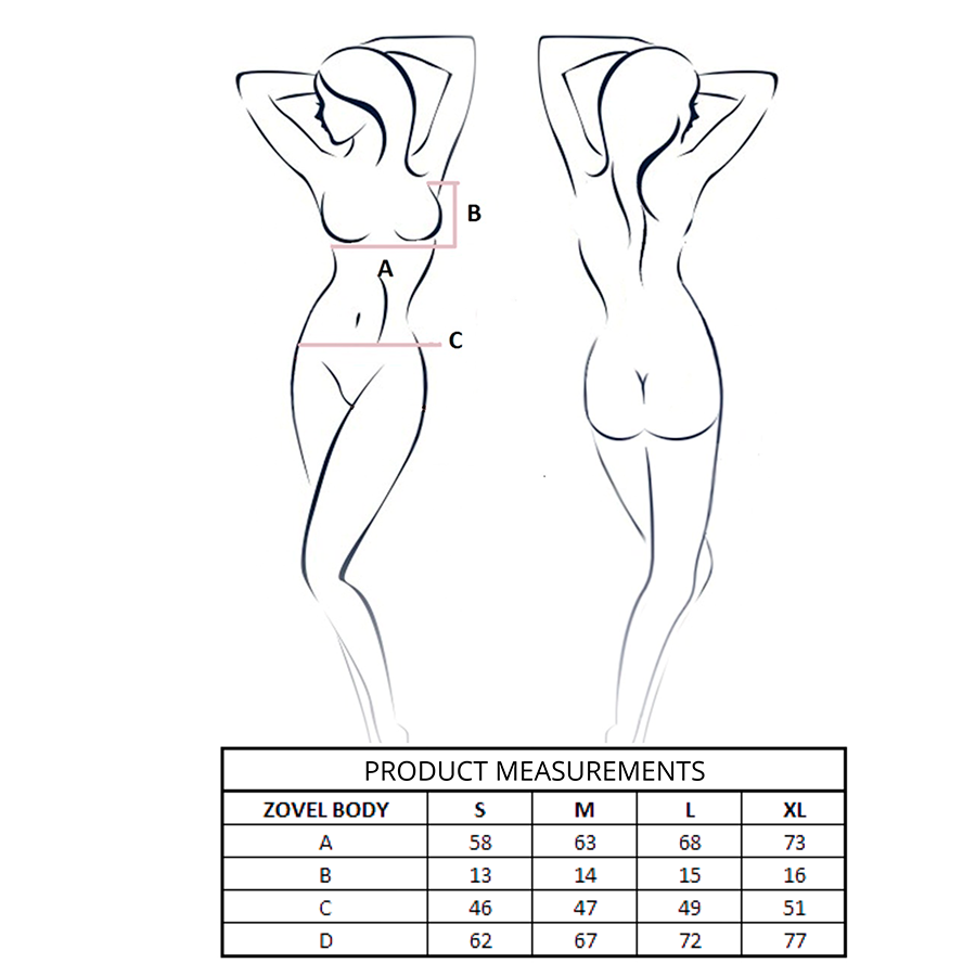 Passion - Zovel Body Rosa Claro L/XL