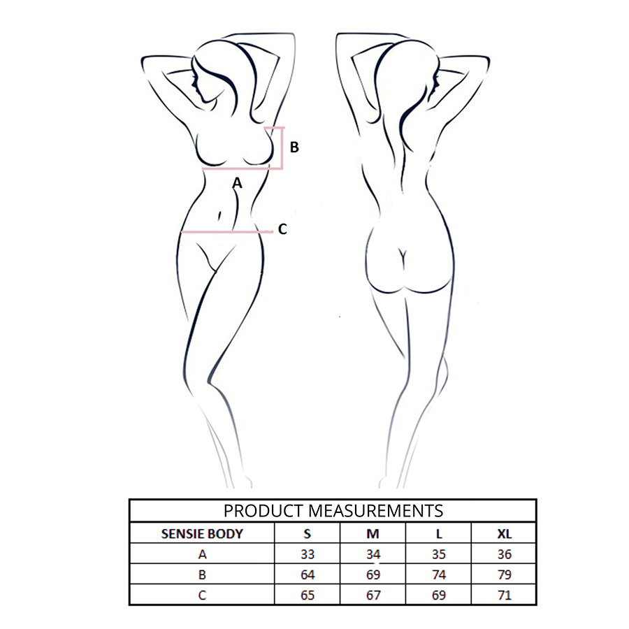 Passion - Sensie Body Blau-Blau S/M