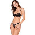 Passion - BH- und String-Set Tivolea Schwarz S/M