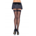 Leg Avenue - Calças com Costura e Renda Na Parte Superior