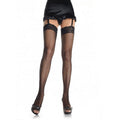 Leg Avenue - Meias de Rede Pequenas com Lace Plus
