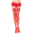 Leg Avenue - Calça Vermelha com Renda Autoadesiva
