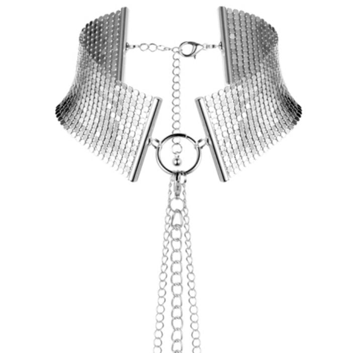 Bijoux - Désir Métallique Metallische Silberhalskette