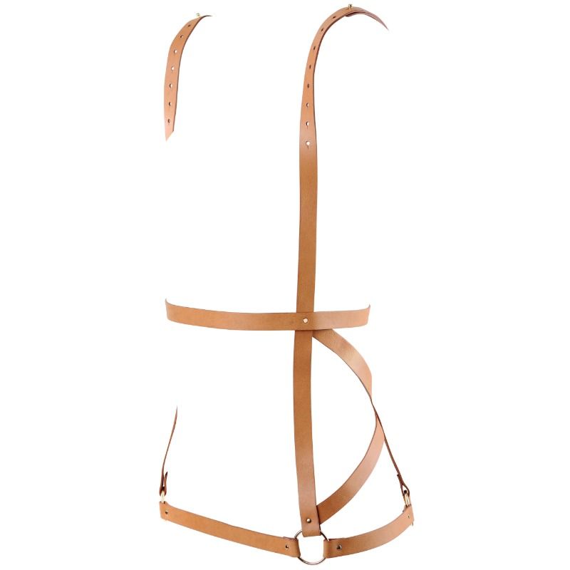 Bijoux - Indiscrets Maze Harness Forma de Vestido - Marrom