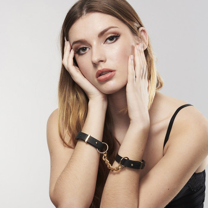 Bijoux - Indiscrets Maze Schwarze Handschellen Armbänder