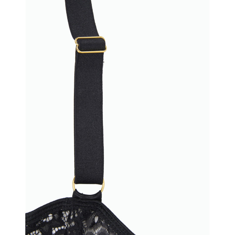 Subblime - Corset Corset e Correia Preta L / XL