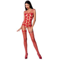 Passion - Damen-Body BS067 Rot Einheitsgröße