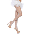 Leg Avenue - Nylon Fishnet Branco Pantyhouse - Plus Size